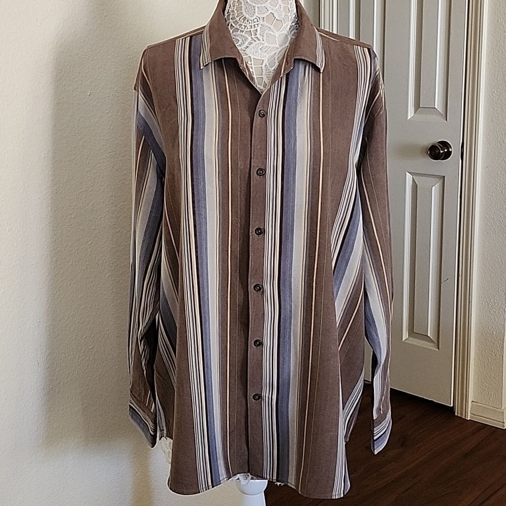 Tommy Bahama Long Sleeved Shirt Island Vacation Vibes Size XL